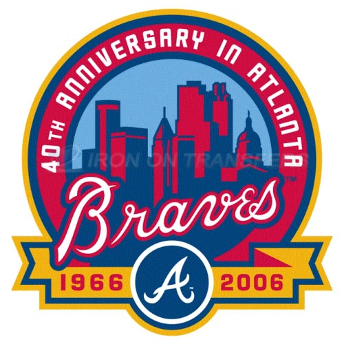 Atlanta Braves Iron-on Stickers (Heat Transfers)NO.1404